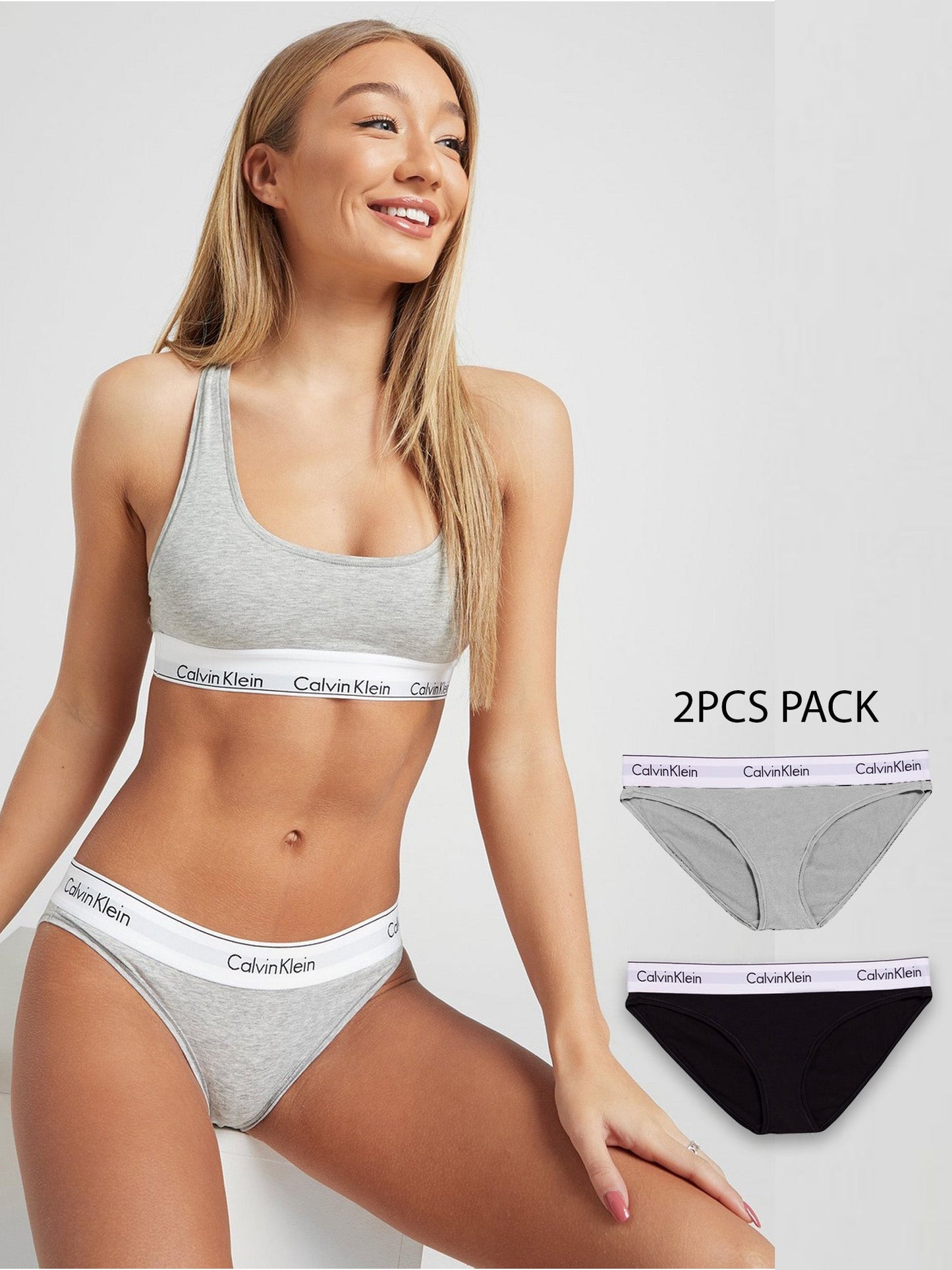 C K Classic Underwear - Women Pack Of 2 Briefs