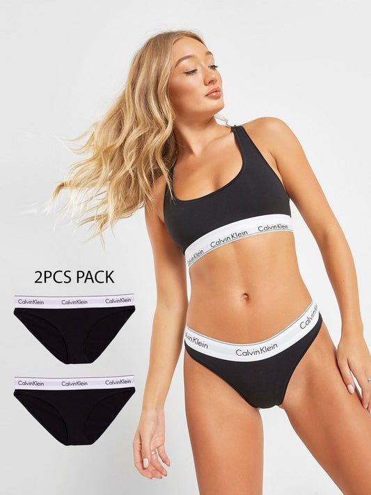 C K Classic Underwear - Women Pack Of 2 Briefs