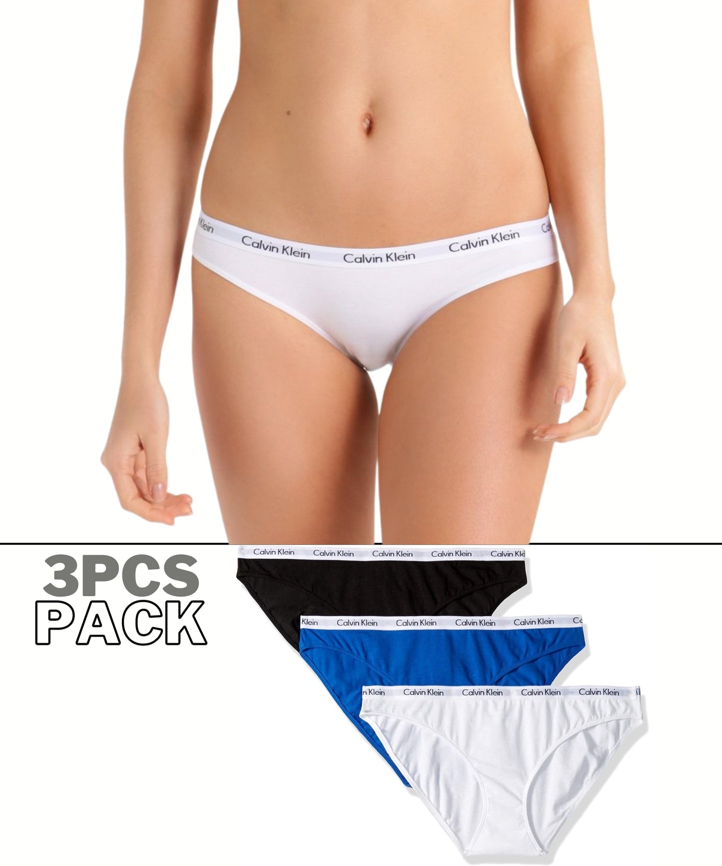 C K Underwear - Women Pack Of 3 Briefs