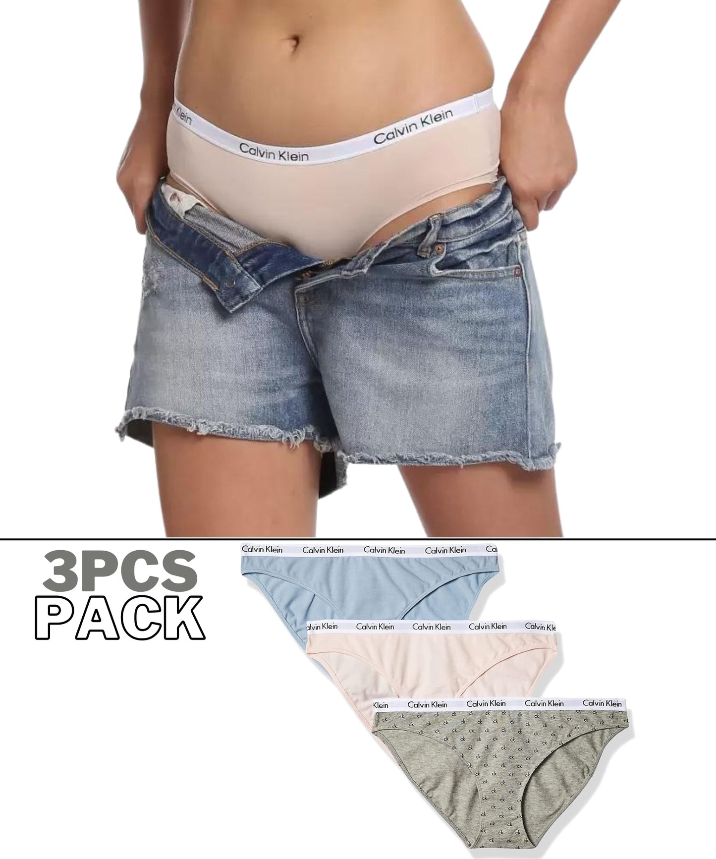 C K Underwear - Women Pack Of 3 Briefs