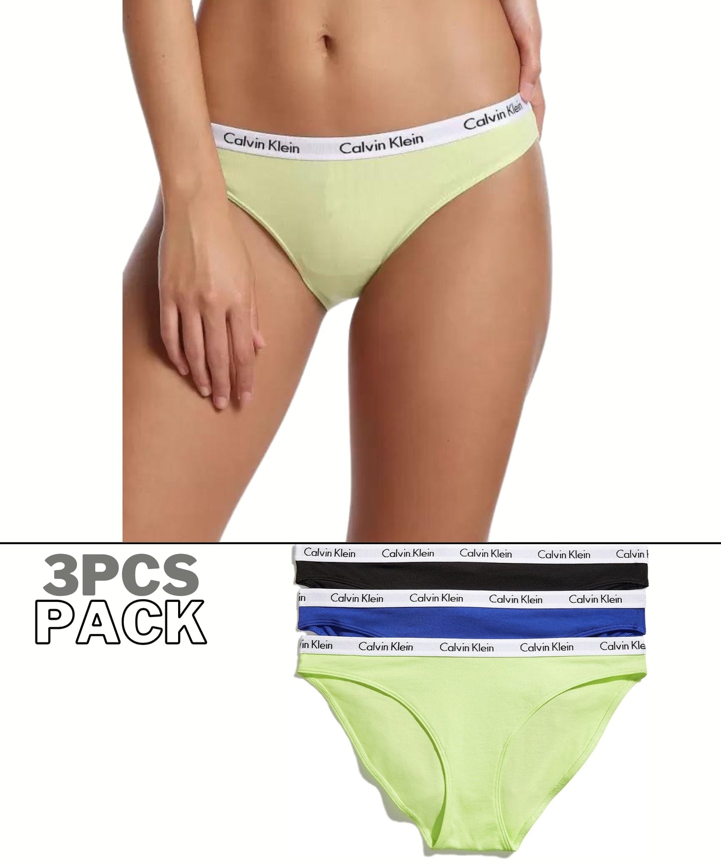 C K Underwear - Women Pack Of 3 Briefs